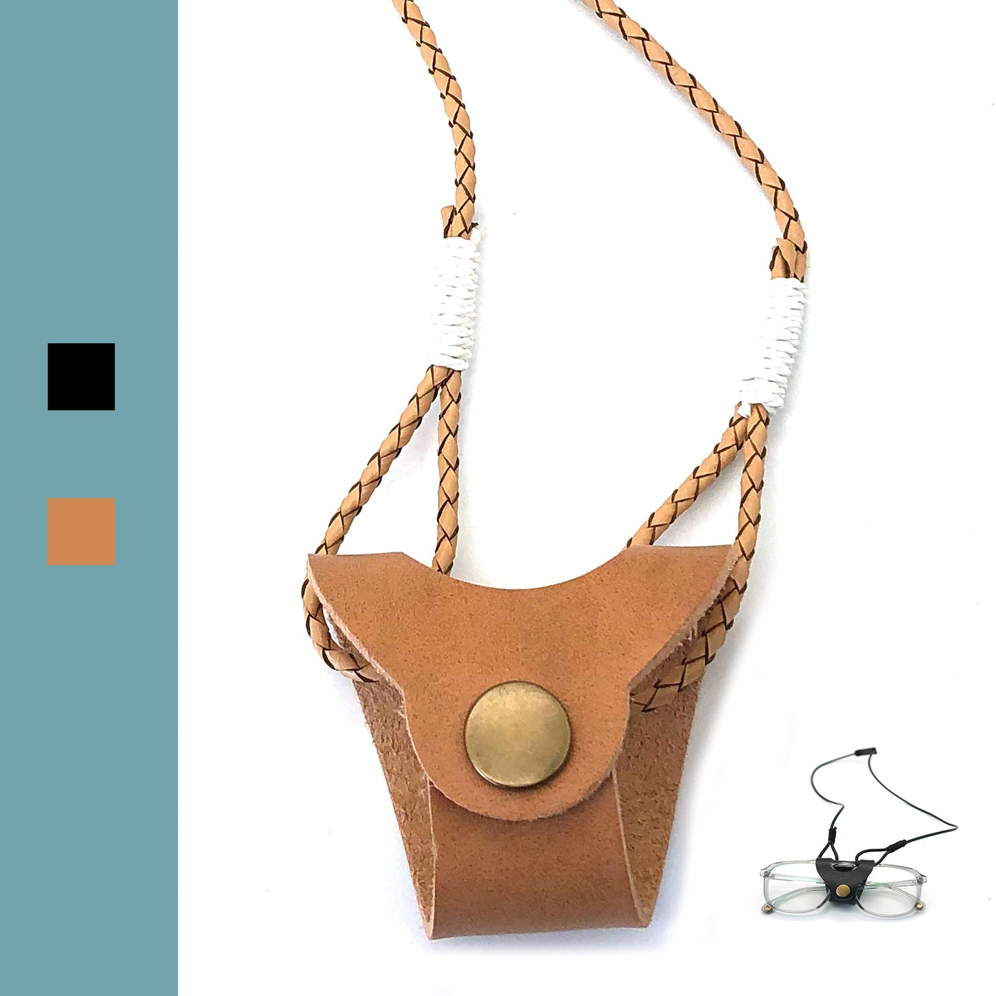 Leder Brillenhalter Brehn