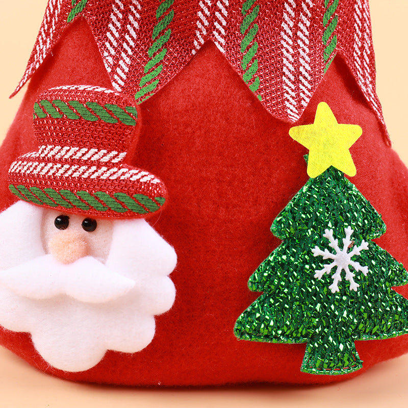 Niedliche Weihnachtsgeschenktasche aus Filz Brehn