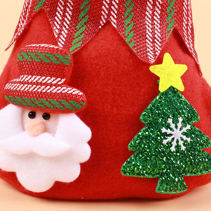 Niedliche Weihnachtsgeschenktasche aus Filz Brehn