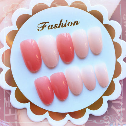 Stylische Gradient Press-On Nagelspitzen