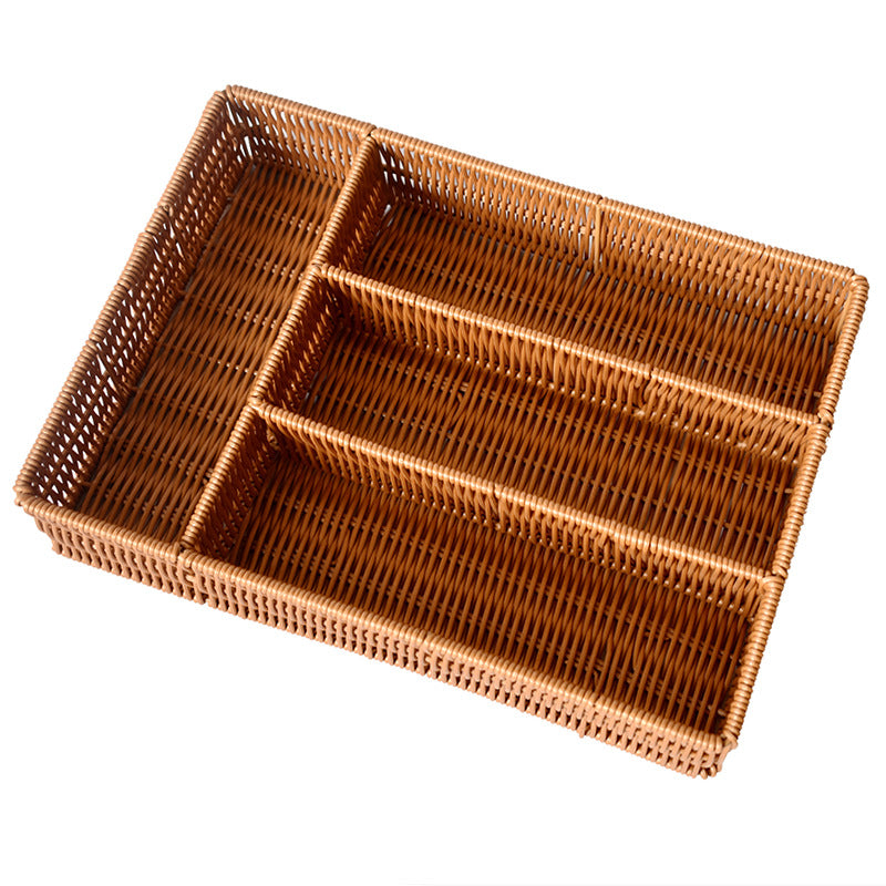 Woven Multi-Compartment Storage Organizer Brehn
