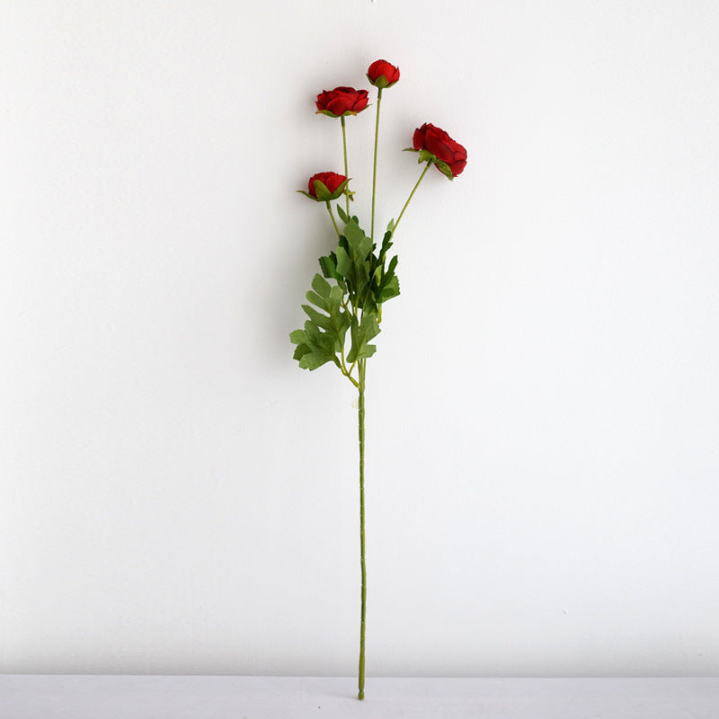 Realistische Pfingstrosenblüte Stiel