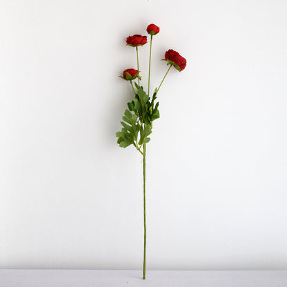 Realistische Pfingstrosenblüte Stiel