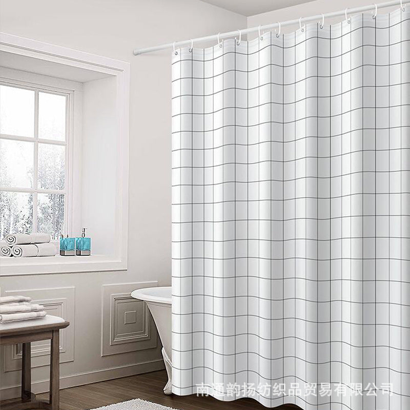 Moderne Minimalistische Gitter Duschvorhang Brehn