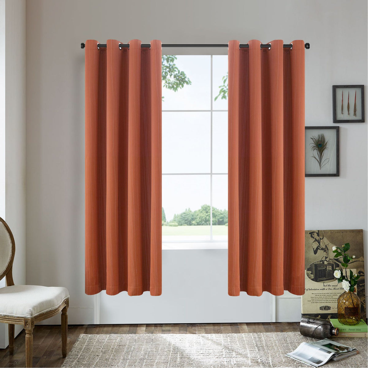 Bettwäsche-Set aus Baumwollsatin mit feinem Streifen‑Satinfinish Brehn