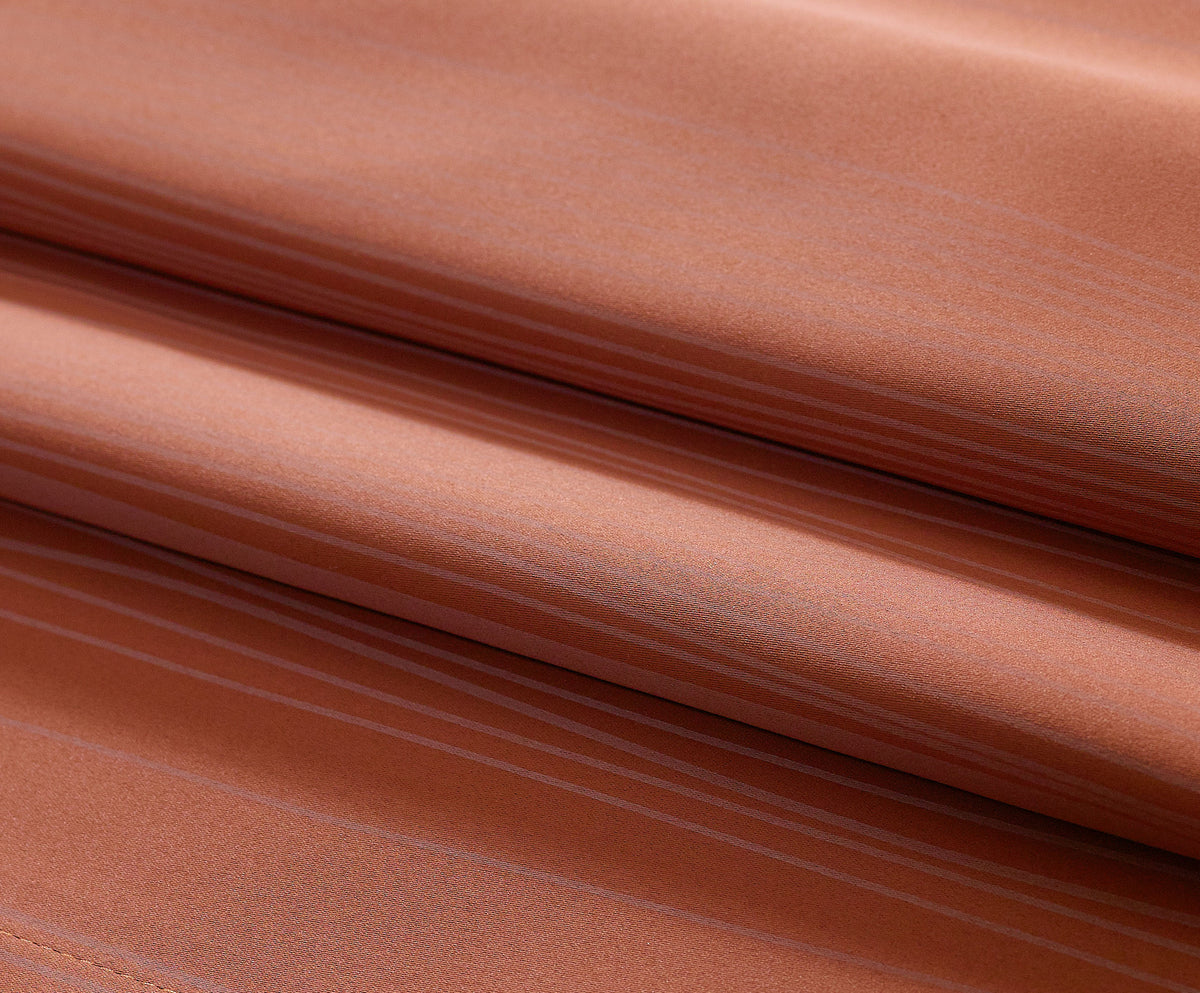 Bettwäsche-Set aus Baumwollsatin mit feinem Streifen‑Satinfinish Brehn