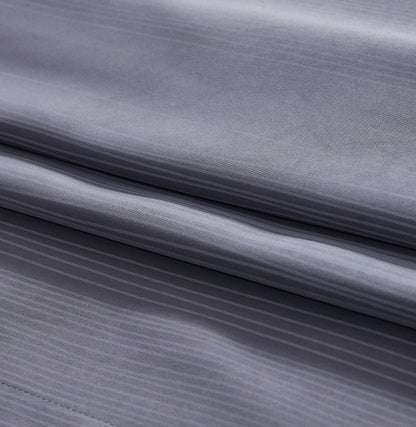 Bettwäsche-Set aus Baumwollsatin mit feinem Streifen‑Satinfinish Brehn