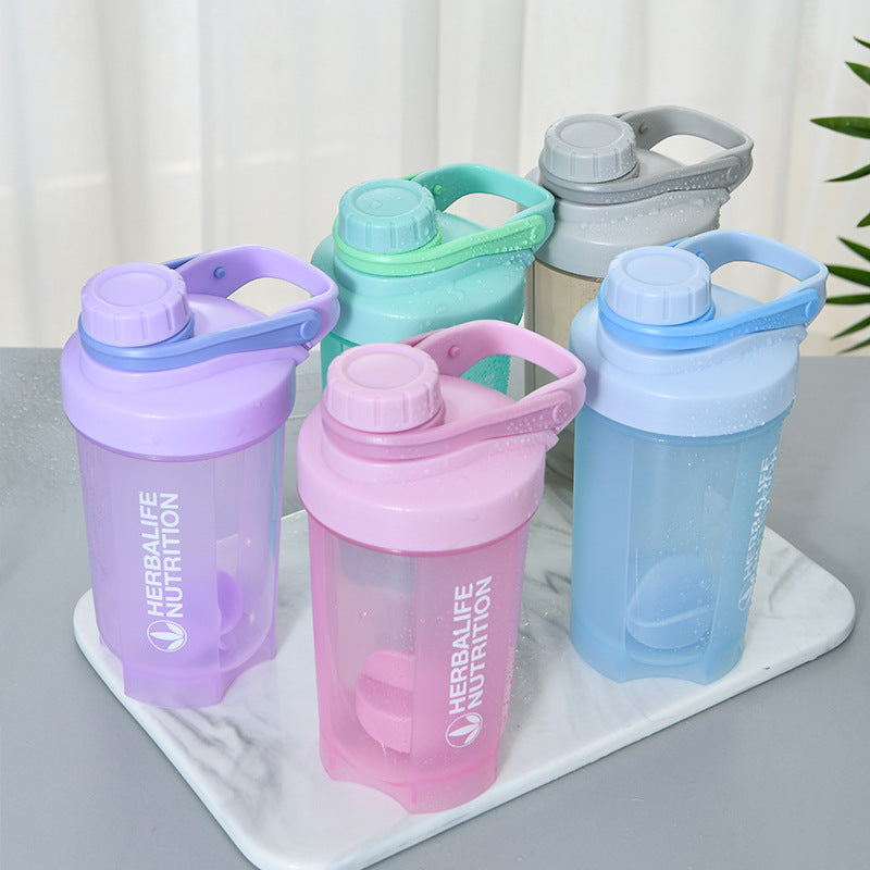 Unisex Shakerflasche mit Mixer-Ball für Fitness- und Protein-Getränke Brehn
