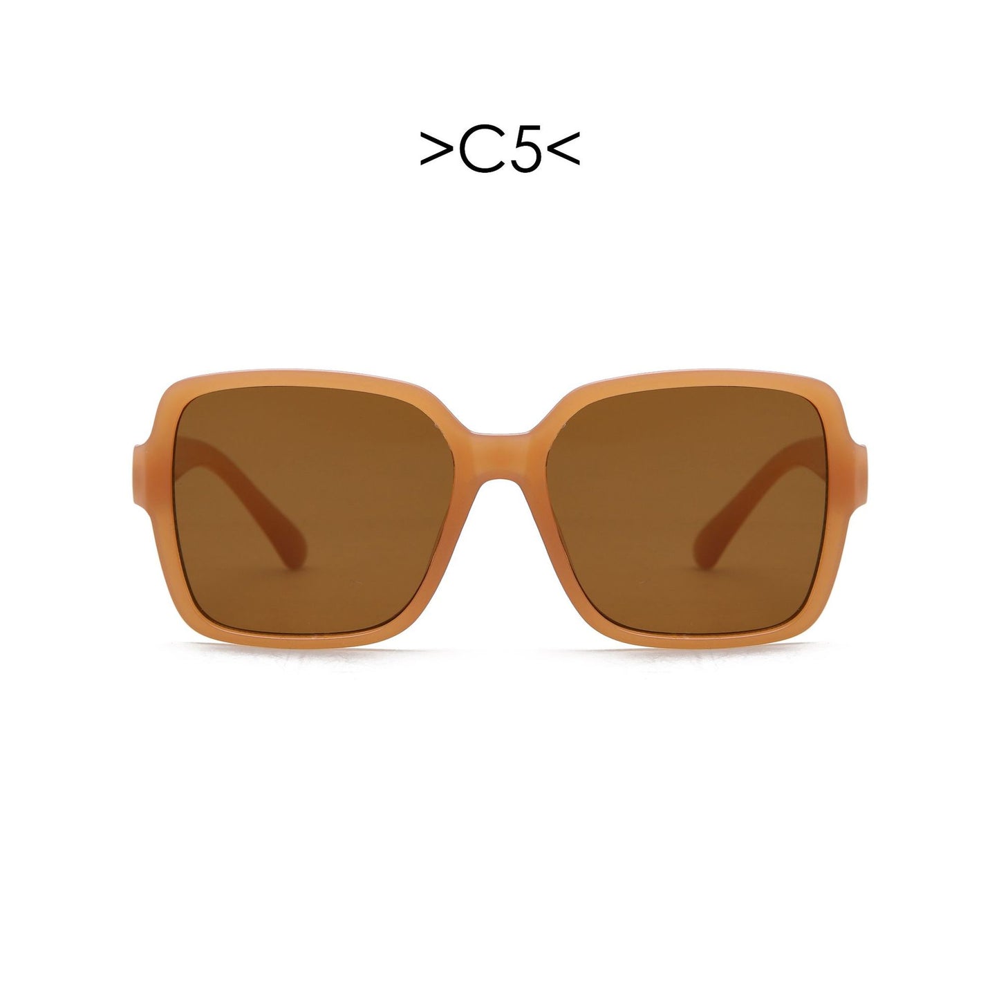 Damen oversized Sonnenbrille mit geometrischem Design Brehn