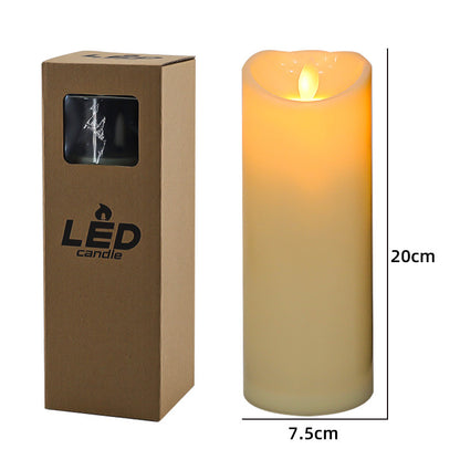 LED-Stumpenkerze mit Flackereffekt