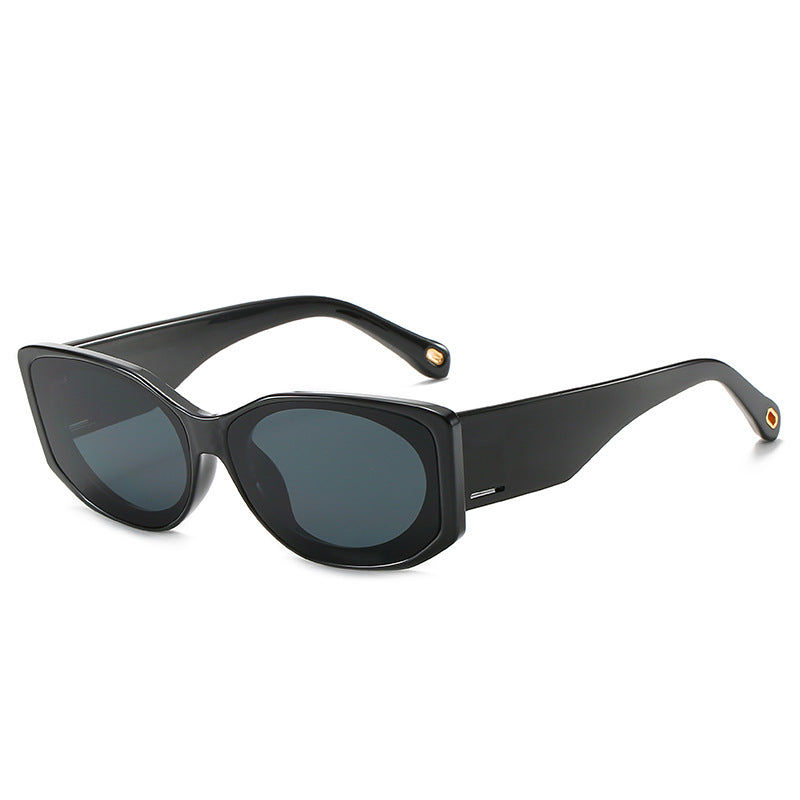 Transparente Übergroße Sonnenbrille Brehn