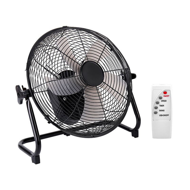 Unisex nan solarbetriebener tragbarer Akku-Ventilator mit Fernbedienung und USB-Anschluss Brehn