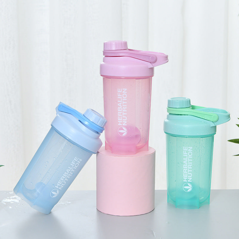 Unisex Shakerflasche mit Mixer-Ball für Fitness- und Protein-Getränke Brehn
