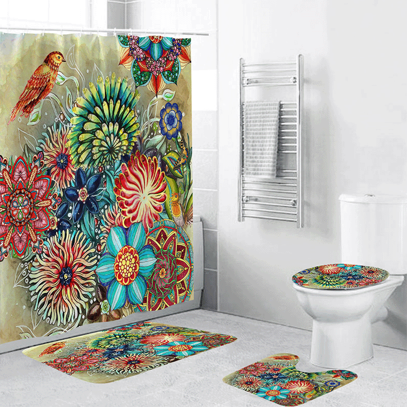 Künstlerisches Florales Bad Dekor Set Brehn