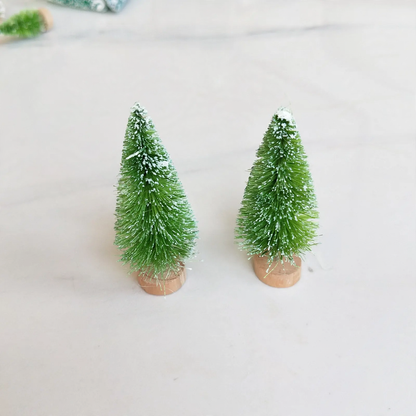 Mini-Weihnachtsbaum aus Sisal, verschiedene Farben und Größen