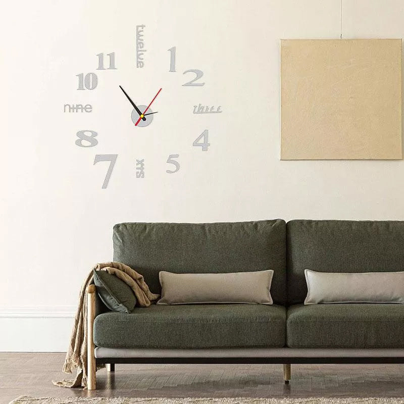 DIY Moderne Die-freie Wanduhr | Brehn
