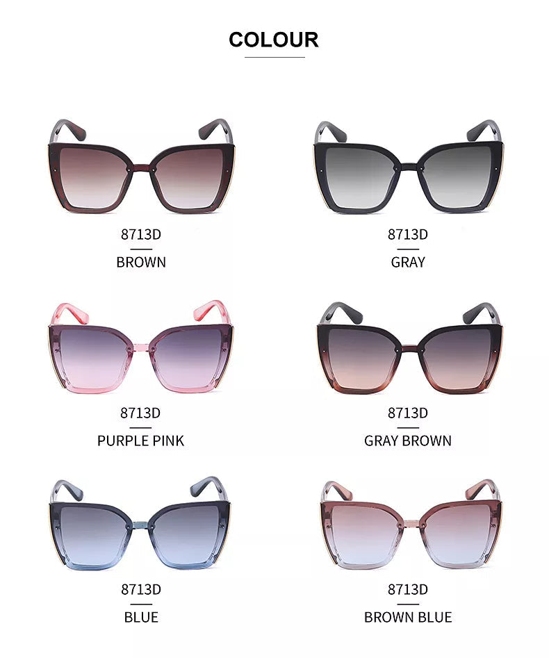 Billie Retro Sonnenbrille | Quadratisch & Trendy | Brehn