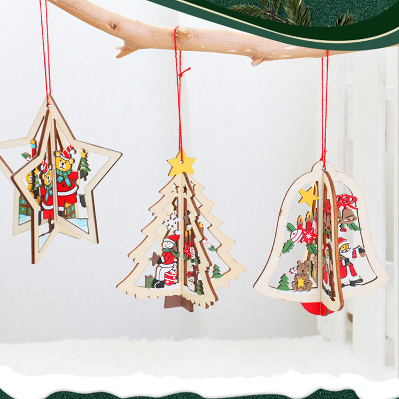 Brehn | Weihnachtlicher Holzanhänger
