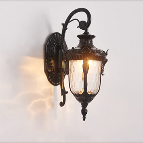 Europäische Deluxe Laterne Außen wasserdicht 1-Lampen Wand sconce Lampe | Brehn