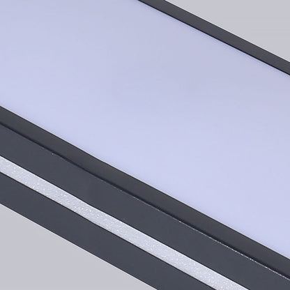 Nordische minimalistische lange LED-Deckenleuchte