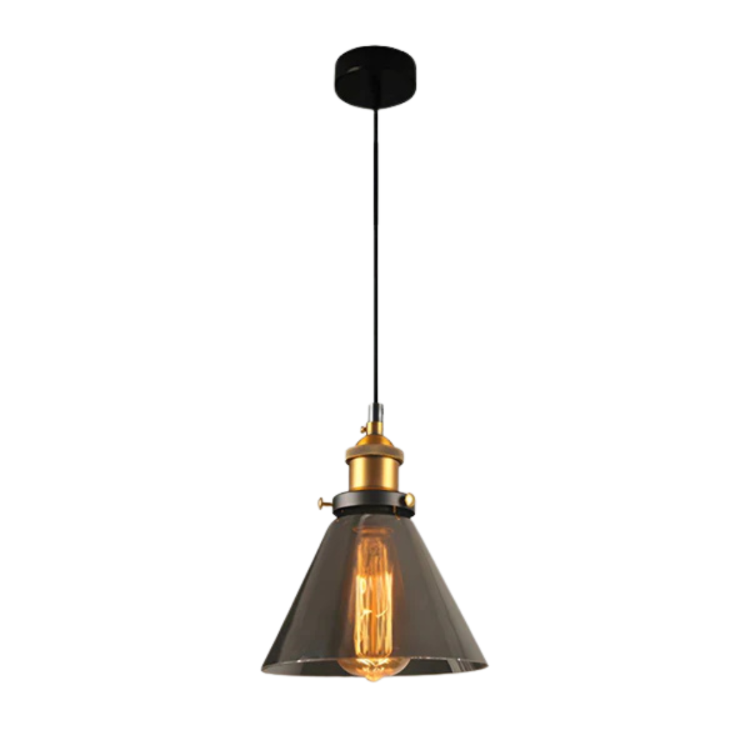 Brehn | Vintage Pendelleuchte Glas | Stylische Esstischlampe