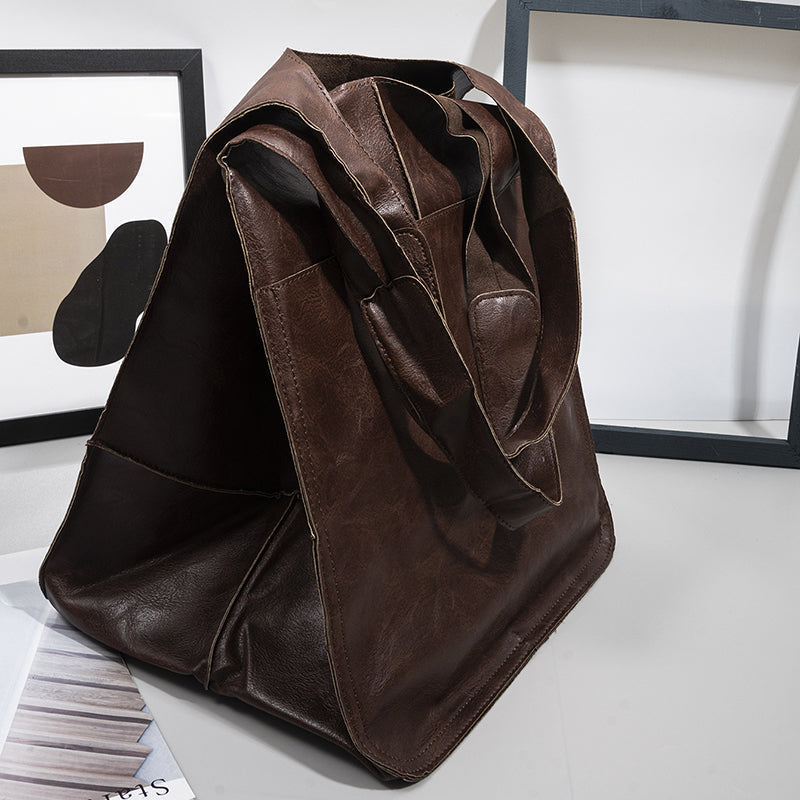 Brehn | Frauen übergroße Leder Handtaschen