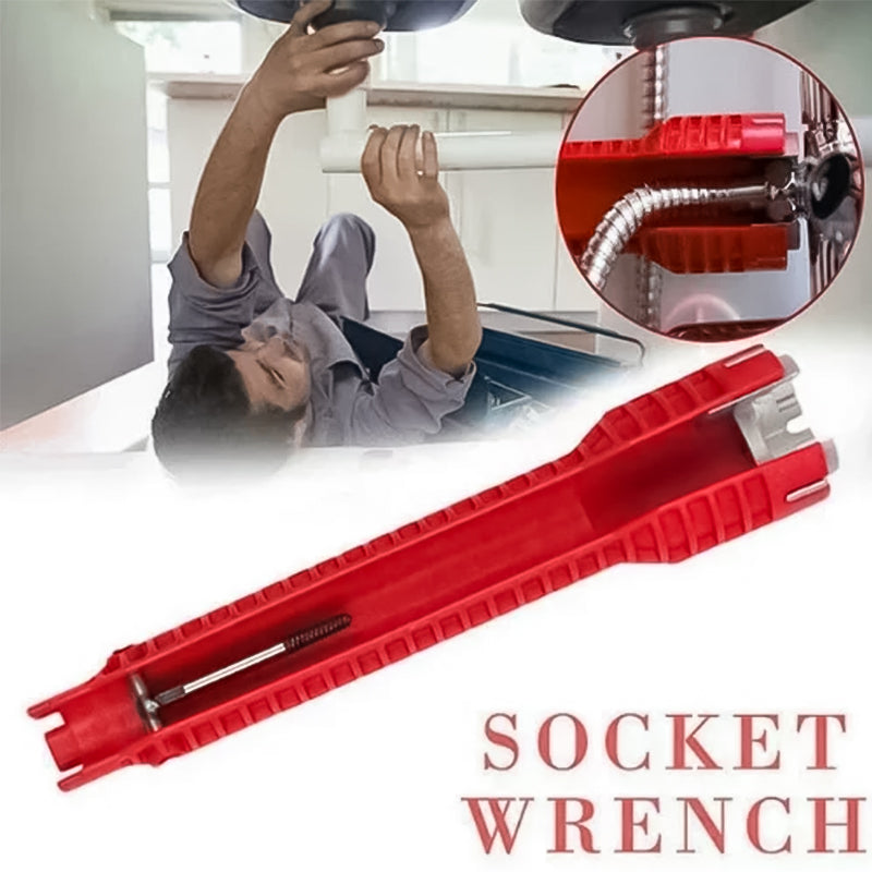Brehn | 8-in-1 Waschbecken Multi-Wasserrohrschlüssel