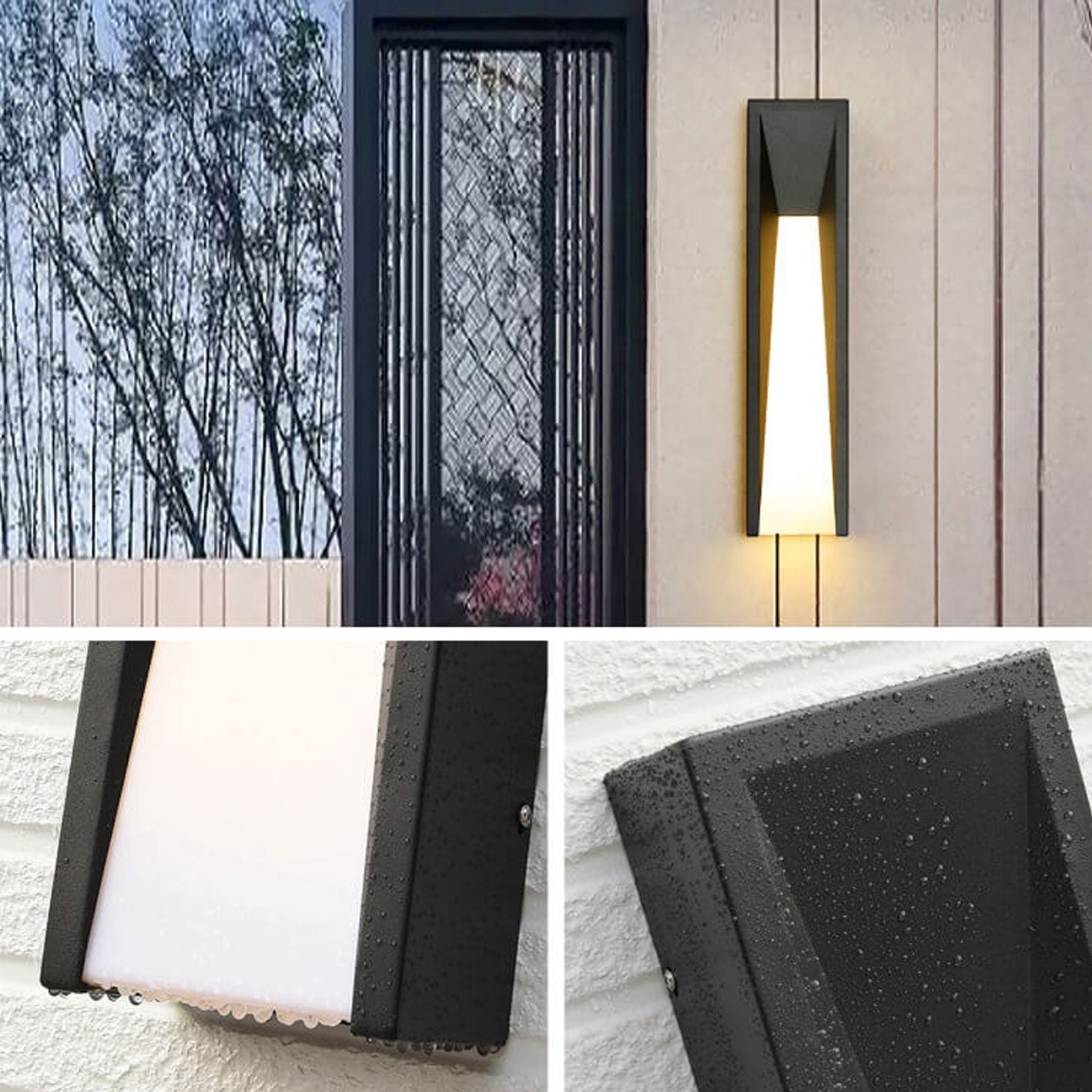 Wasserdichte Einfache Streifen Design LED Außen Wandleuchte Lampe | Brehn