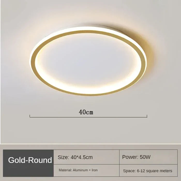 Skandinavische Runde Deckenlampe - AuroraSphere | Brehn