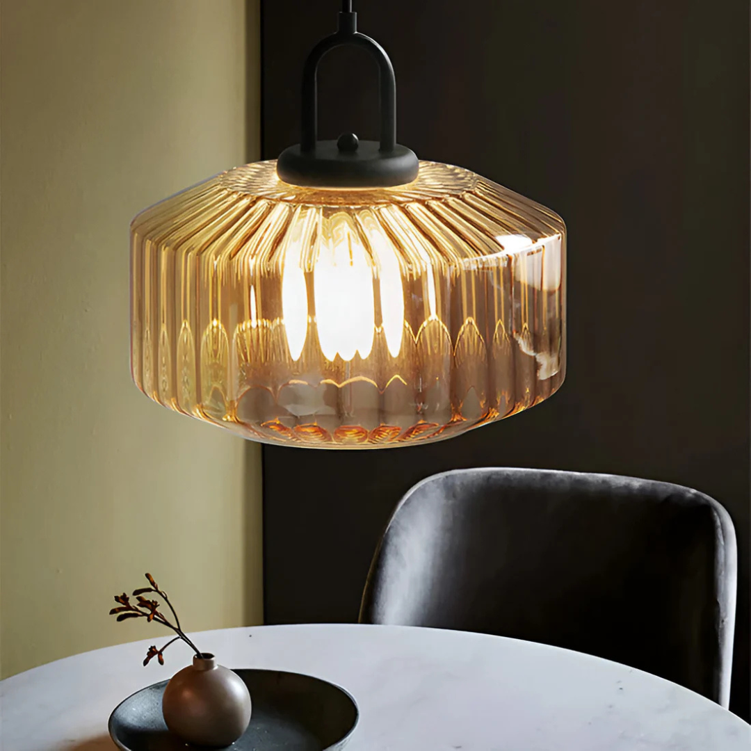 Brehn | Retro Farbige Glaspendelleuchte