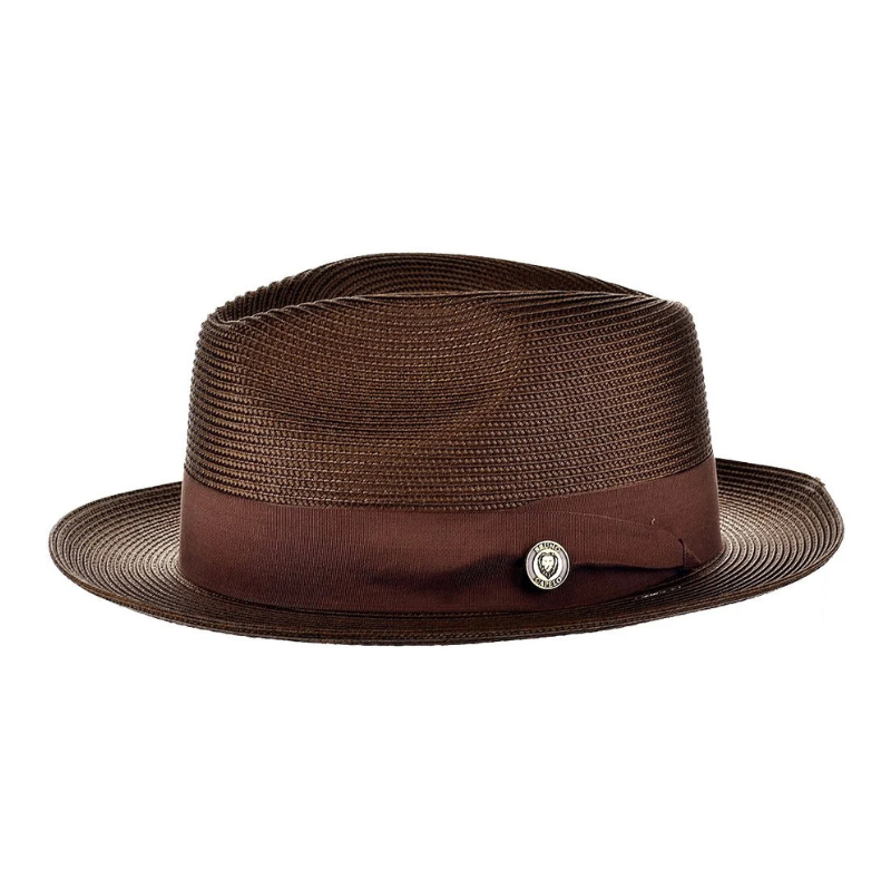Natürlicher Strohhut Fedora | Brehn