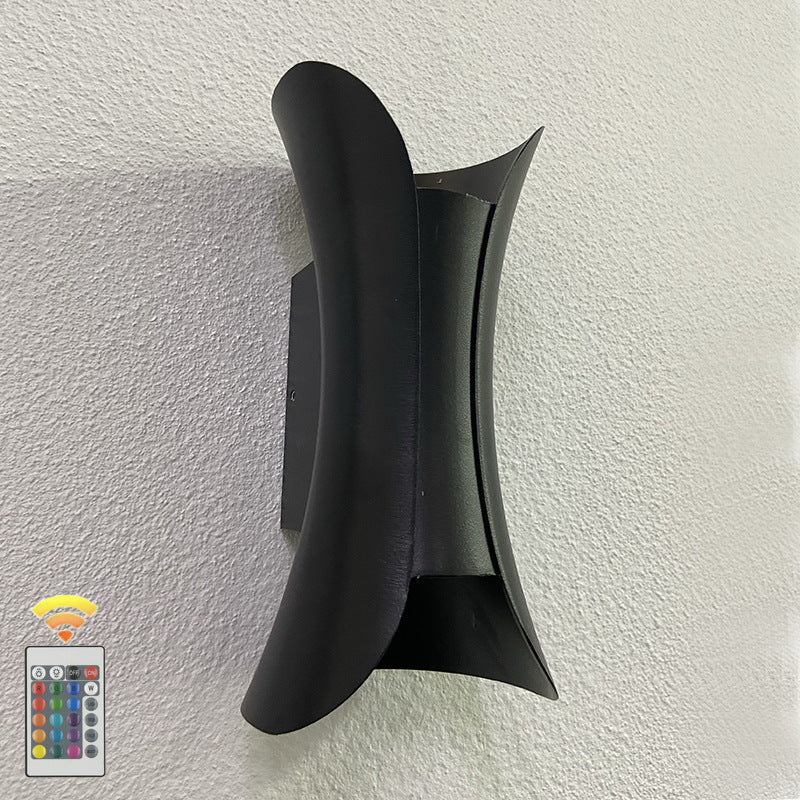 Modern Minimalist Wasserdicht Rechteck Aluminium LED Wand Sconce Lampe Für Outdoor Patio | Brehn