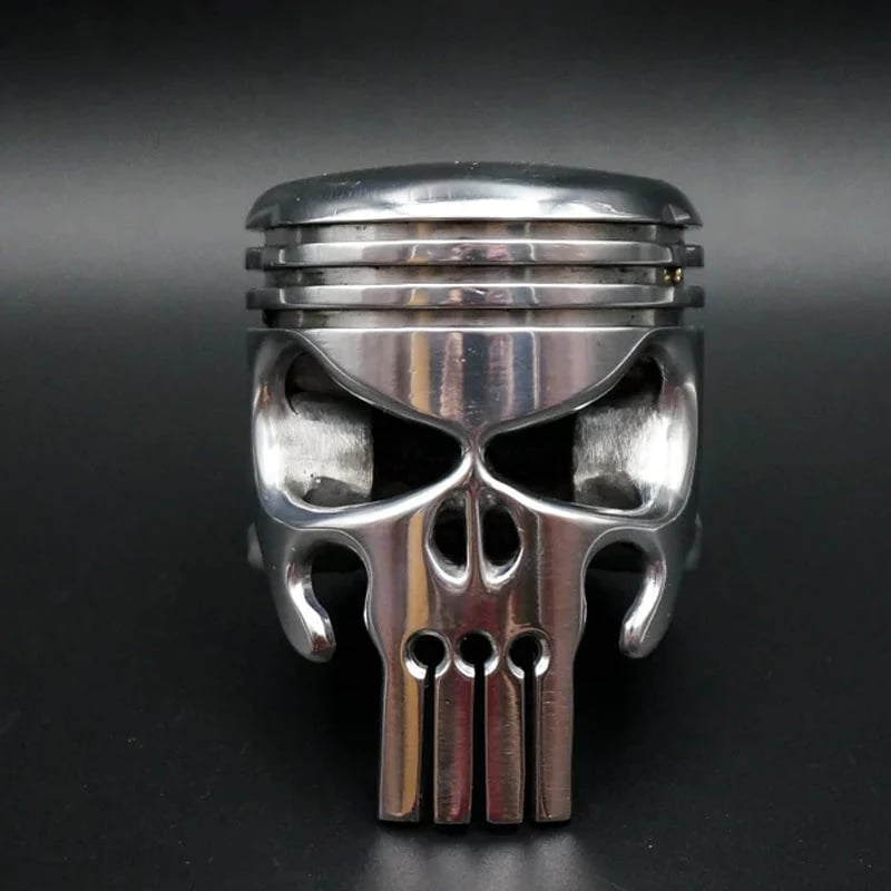 Kolben-Kunst-Totenkopf-Schlüsselanhänger