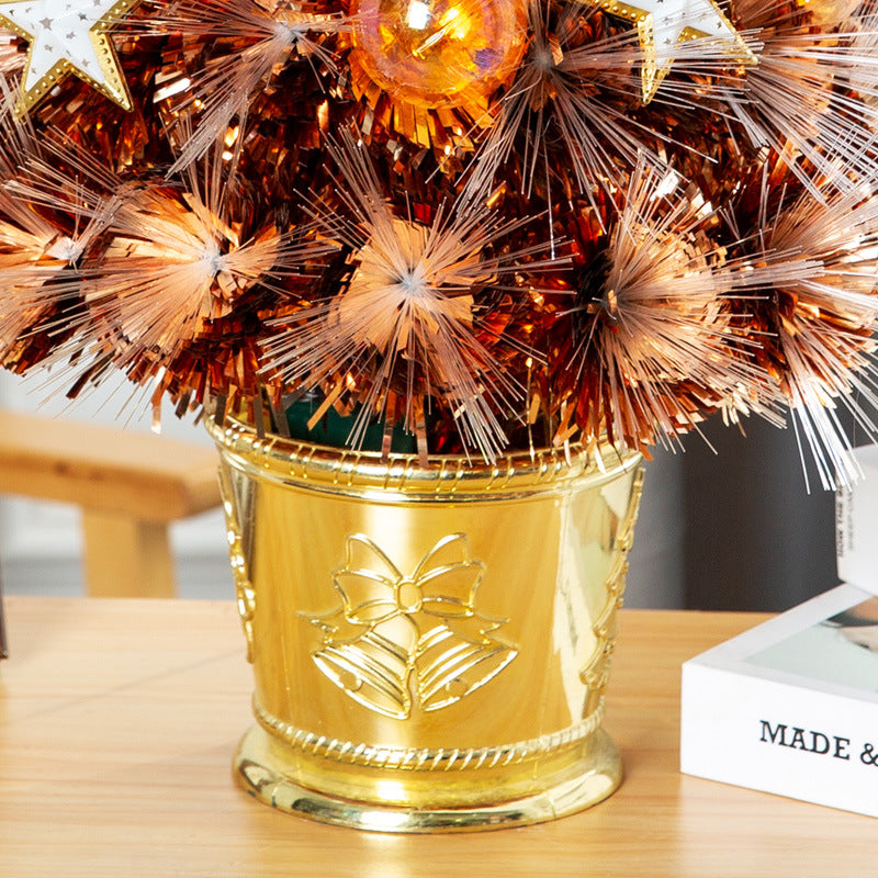 LED-Lichtfaser-Weihnachtsbaum für den Tisch