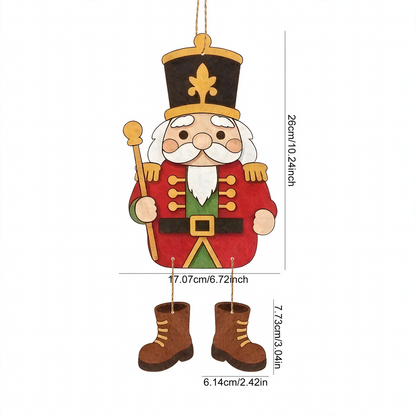 Weihnachts-Filzanhänger, 6er-Set
