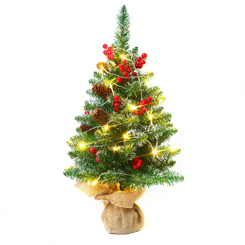 Mini-Weihnachtsbaum mit Tannenzapfen, 45/60 cm