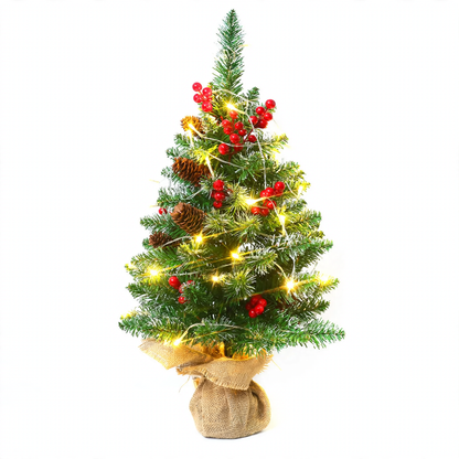 Mini-Weihnachtsbaum mit Tannenzapfen, 45/60 cm