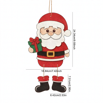 Weihnachts-Filzanhänger, 6er-Set