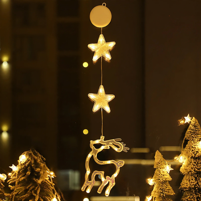 LED-Fensterleuchte mit Saugnapf, 20 LEDs