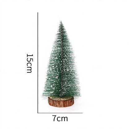 Mini-Weihnachtsbaum aus Kiefernnadeln mit LED-Beleuchtung, 40 cm
