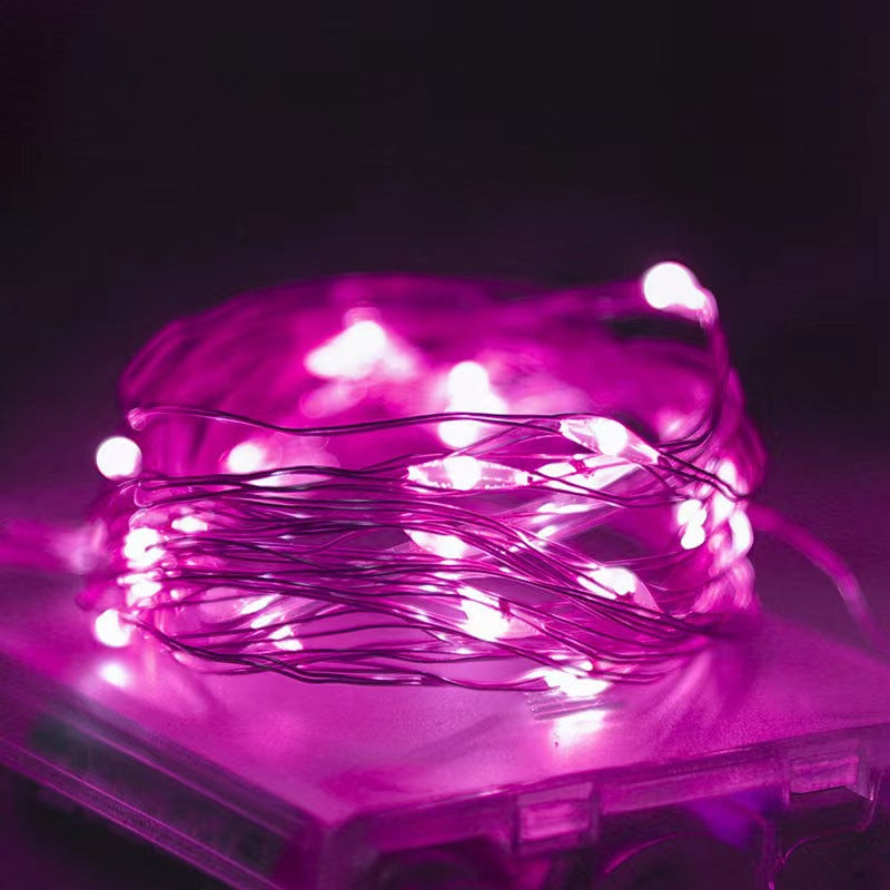 LED-Kupferdraht-Lichterkette, batterie- oder USB-betrieben
