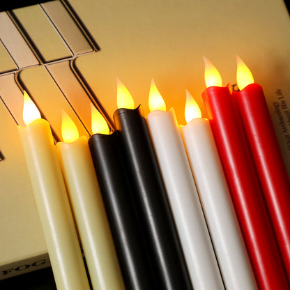 LED-Stumpenkerze mit Flackereffekt