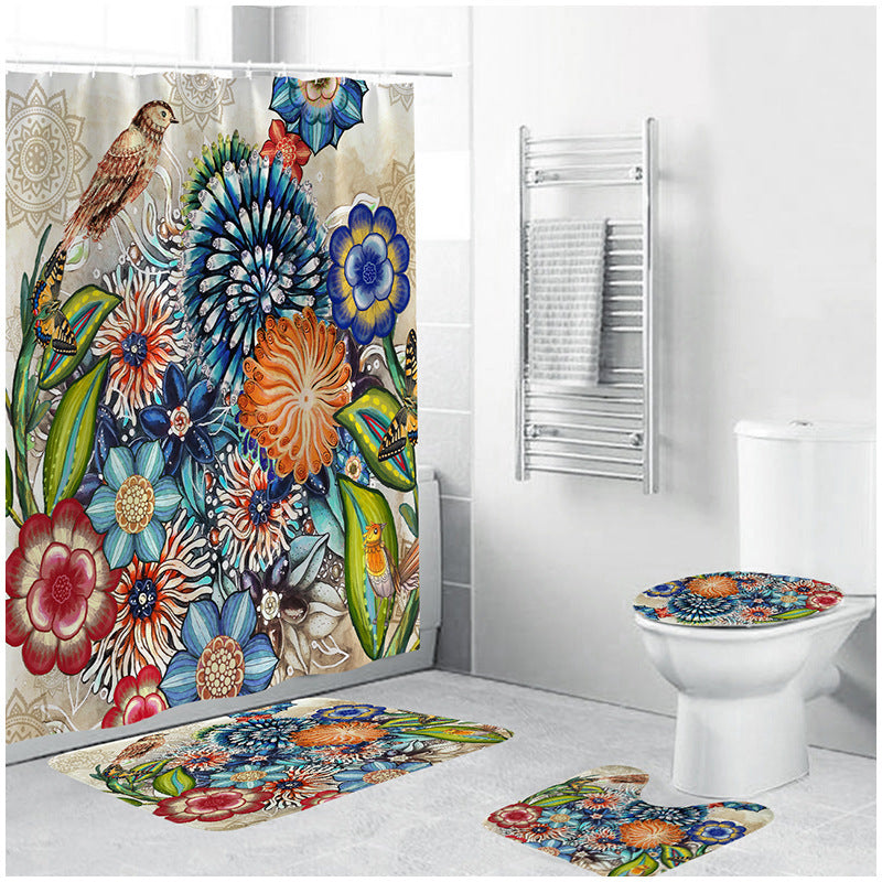 Künstlerisches Florales Bad Dekor Set Brehn