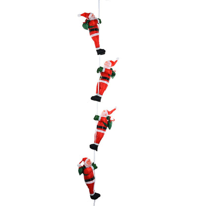 Verspielte Weihnachtsmann Dekorationsfigur Brehn