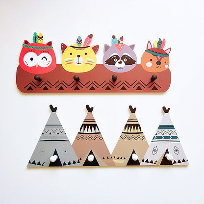 Dekorativer Teepee Wandhakenregal