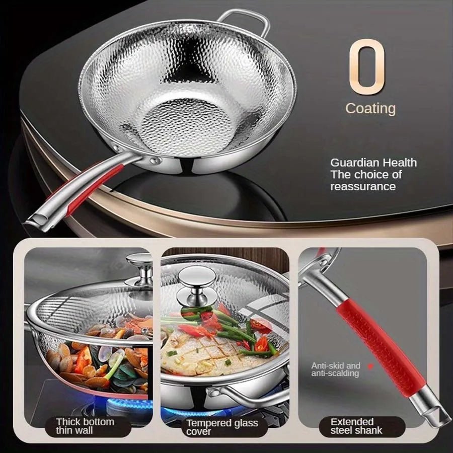 TitanFlair Wok — Braten ohne Ankleben für grenzenloses Kochvergnügen | Brehn