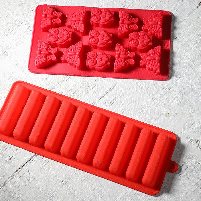 Unisex Silikon Eiswürfelform mit 10 Kammern Brehn
