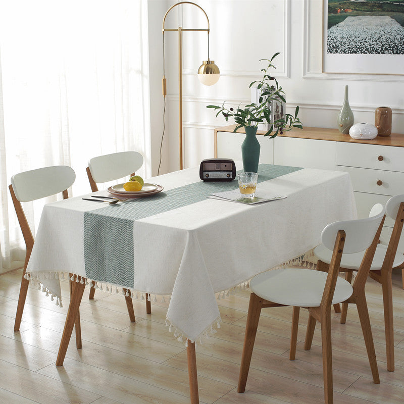 Elegante Texturierte Tischdecke