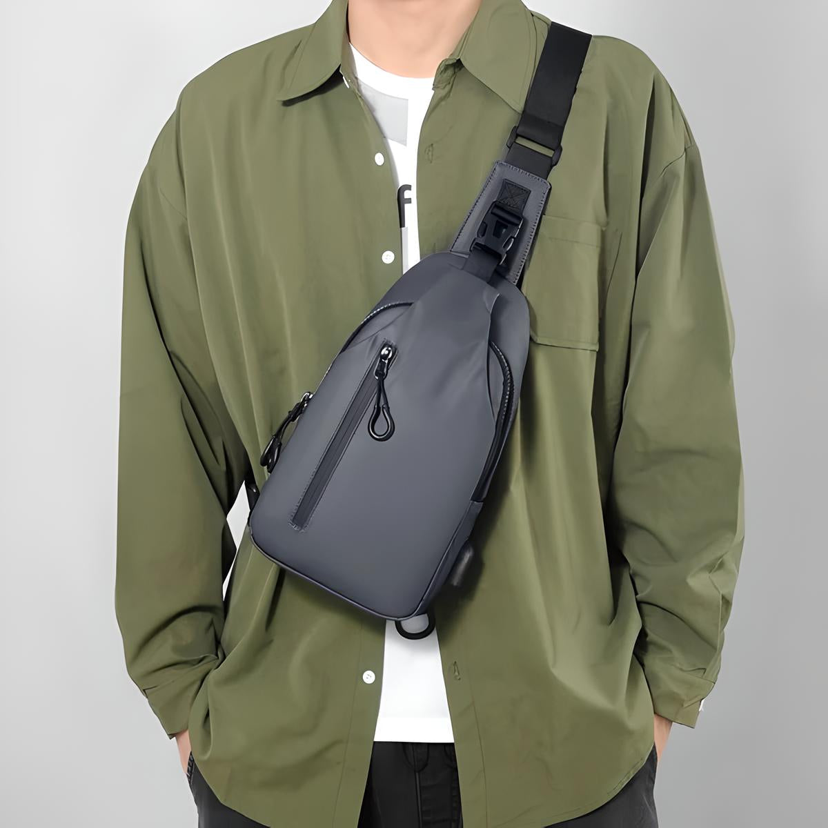 Brehn | AquaGuard Luxe Schultertasche | Wasserdichtes und diebstahlsicheres Design für einen sicheren Stil