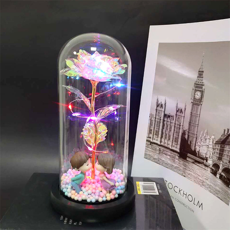 Glitzernde Rosenornamente verzaubern romantisch | Brehn